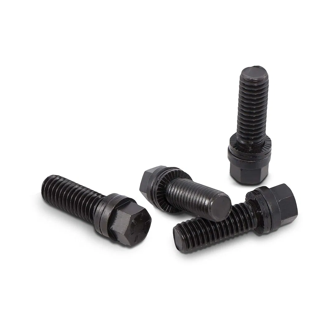 66751 – PROFORM Exhaust Header Bolt, Universal 3/8 - 16 Inch Thread Size 3/4 Inch Length Locking Bolt Hex Head Black ...